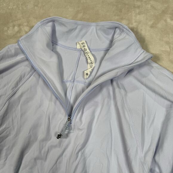 Lululemon Ready To Rulu Half-Zip Pullover Light Lilac Purple Women's Size 4 - Picture 4 of 10